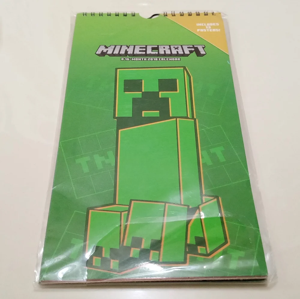 NIP Minecraft 2018 Collectible 16-Month Calendar